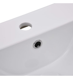 Lavabo encastré 42 x 39 x 18 cm Céramique Blanc