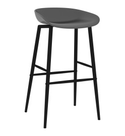 Ensemble de bar 7 pcs Noir et gris