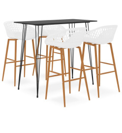 Ensemble de bar 5 pcs Noir et blanc