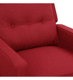 Fauteuil de massage Rouge bordeaux Tissu