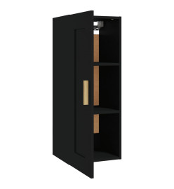 Armoire murale Noir 35x34x90 cm Bois d'ingénierie