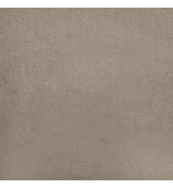 Repose-pied Taupe 70x55x41 cm Tissu microfibre