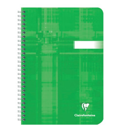 Clairefontaine Cahiers à reliure spiralée A5 90 Feuilles réglure 5 pcs