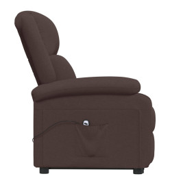 Fauteuil Marron foncé Tissu