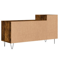 Meuble TV Chêne fumé 100x35x55 cm Bois d'ingénierie