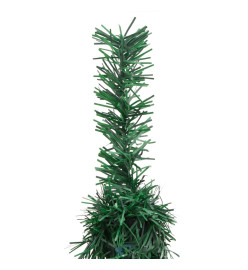 Sapin de Noël artificiel escamotable 50 LED vert 120 cm