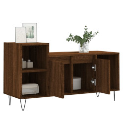 Meuble TV Chêne marron 100x35x55 cm Bois d'ingénierie