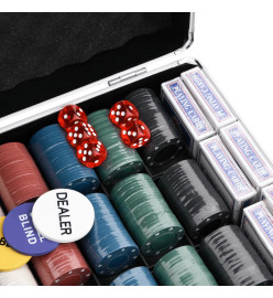 Jeu de jetons de poker 600 pcs 4 g