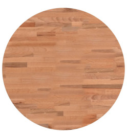 Dessus de table Ø50x4 cm rond bois massif de hêtre