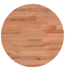 Dessus de table Ø30x4 cm rond bois massif de hêtre