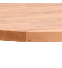 Dessus de table Ø30x4 cm rond bois massif de hêtre