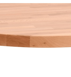 Dessus de table Ø30x2,5 cm rond bois massif de hêtre