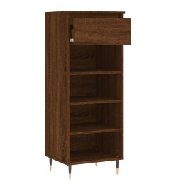 Armoire à chaussures Chêne marron 40x36x105cm Bois d'ingénierie