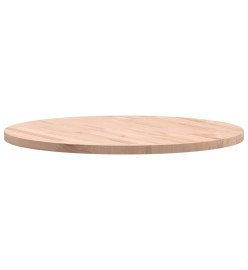 Dessus de table Ø70x2,5 cm rond bois massif de hêtre