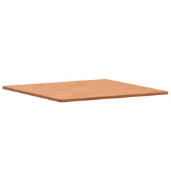 Dessus de table 70x70x1,5 cm carré bois massif de hêtre