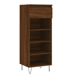 Armoire à chaussures Chêne marron 40x36x105cm Bois d'ingénierie