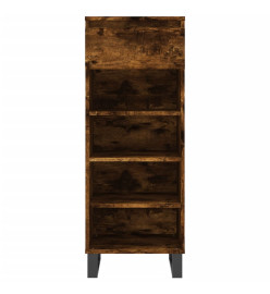 Armoire à chaussures Chêne fumé 40x36x105 cm Bois d'ingénierie