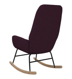 Chaise à bascule Violet Tissu