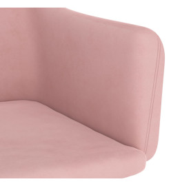 Chaises à manger lot de 2 Rose Velours