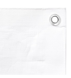 Bâche 260 g/m² 3x6 m Blanc PEHD