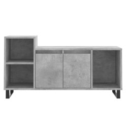 Meuble TV Gris béton 100x35x55 cm Bois d'ingénierie