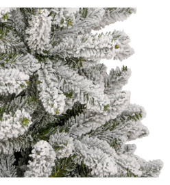 Sapin de Noël artificiel à charnières avec neige floquée 180 cm