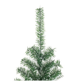 Sapin de Noël artificiel avec neige floquée vert 120 cm