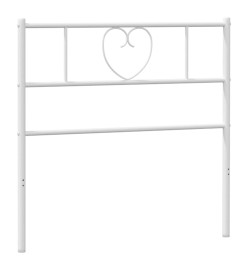 Tête de lit métal blanc 100 cm