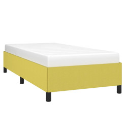 Cadre de lit Vert 90x200 cm Tissu