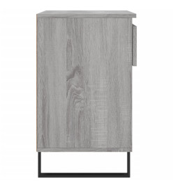 Armoire à chaussures Sonoma gris 70x36x60 cm Bois d'ingénierie