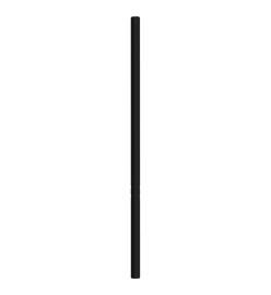 Tête de lit métal noir 100 cm