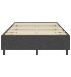 Sommier tapissier Gris foncé Tissu 120x200 cm