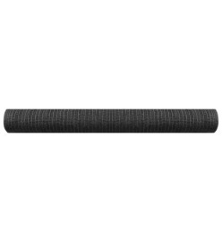 Filet brise-vue Anthracite 3,6x10 m PEHD 75 g/m²