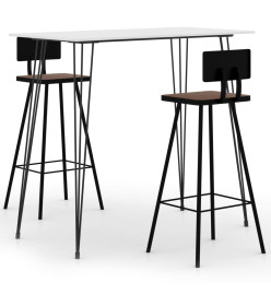 Ensemble de bar 3 pcs Blanc