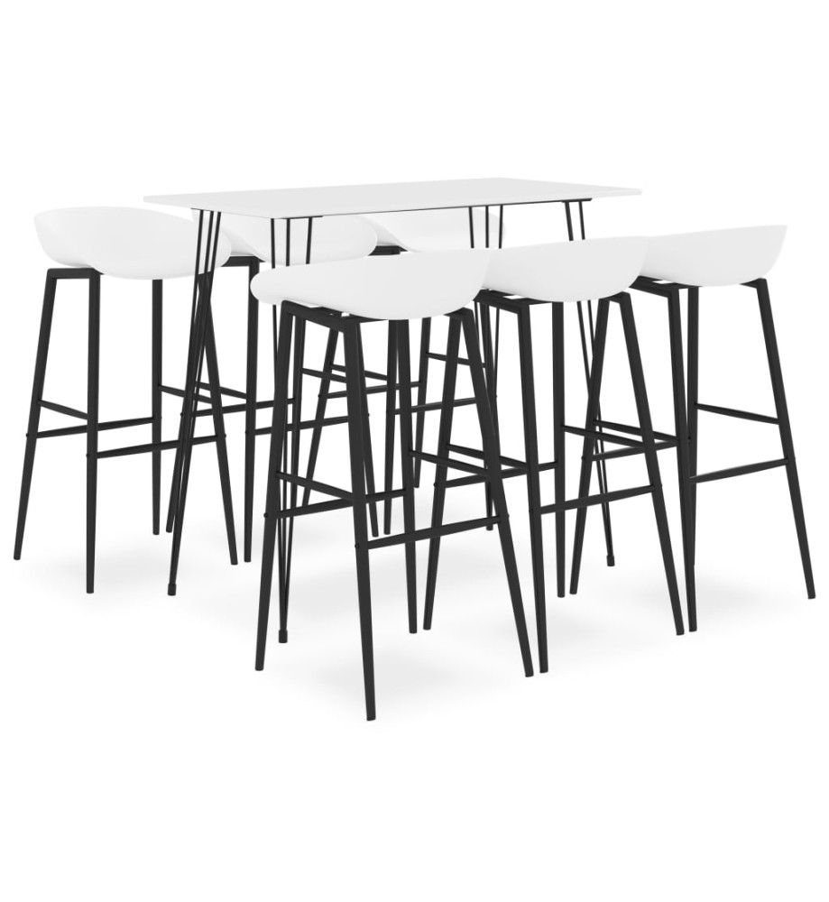 Ensemble de bar 7 pcs Blanc