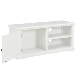 Meuble TV Blanc 90 x 30 x 40 cm Bois