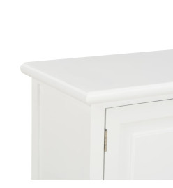 Meuble TV Blanc 90 x 30 x 40 cm Bois