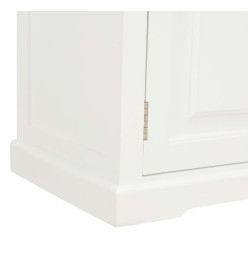 Meuble TV Blanc 90 x 30 x 40 cm Bois