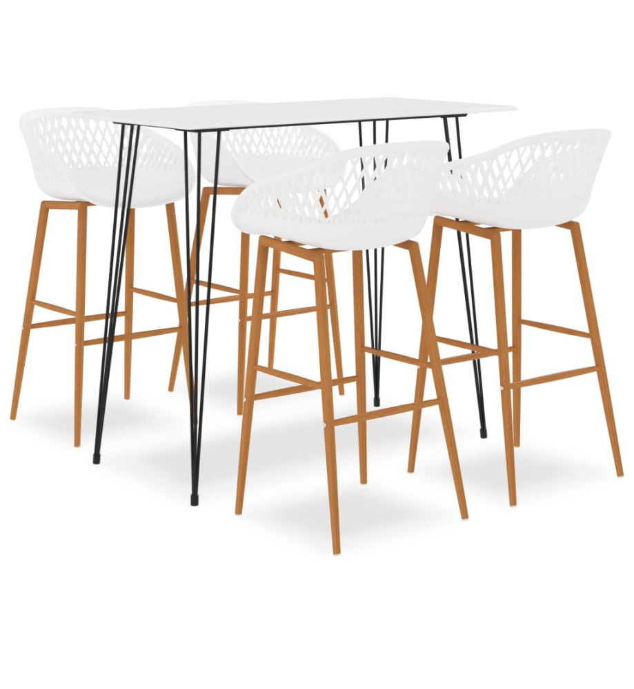 Ensemble de bar 5 pcs Blanc