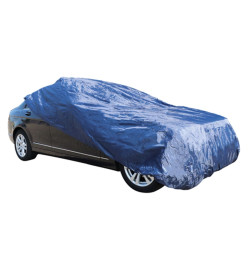 Carpoint Housse de voiture Polyester M 432x165x119 cm Bleu