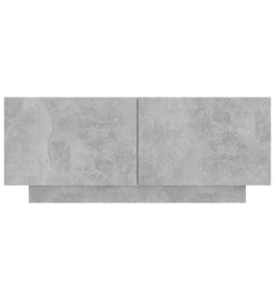 Meuble TV Gris béton 100x35x40 cm Aggloméré