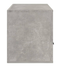 Meuble TV Gris béton 100x35x40 cm Bois d'ingénierie