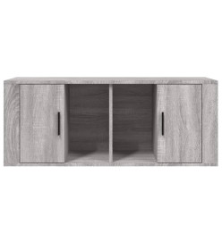 Meuble TV Sonoma gris 100x35x40 cm Bois d'ingénierie