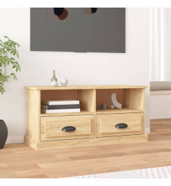 Meuble TV chêne sonoma 93x35,5x45 cm bois d'ingénierie