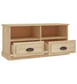 Meuble TV chêne sonoma 93x35,5x45 cm bois d'ingénierie