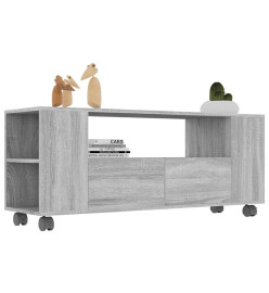 Meuble TV Sonoma gris 120x35x48 cm Bois d'ingénierie