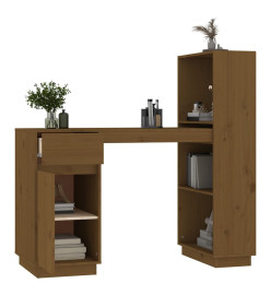 Bureau Marron miel 110x53x117 cm Bois massif de pin