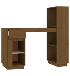 Bureau Marron miel 110x53x117 cm Bois massif de pin