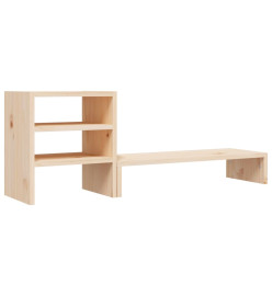 Support pour moniteur 81x20x30 cm Bois de pin solide