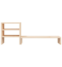 Support pour moniteur 81x20x30 cm Bois de pin solide